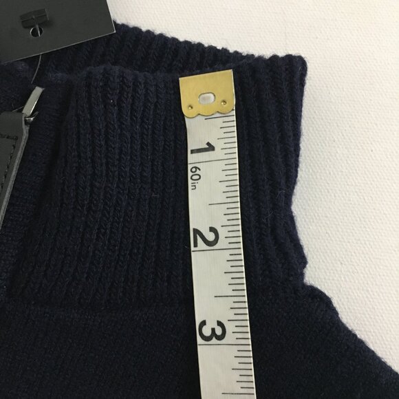 Glenbrae Kingsbarns Golf Vest NWT Womens XS Navy Blue Knit Lambswool Full Zip - Picture 12 of 13